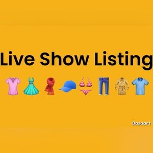 Live Show Listing